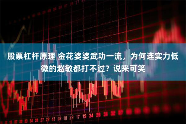股票杠杆原理 金花婆婆武功一流，为何连实力低微的赵敏都打不过？说来可笑